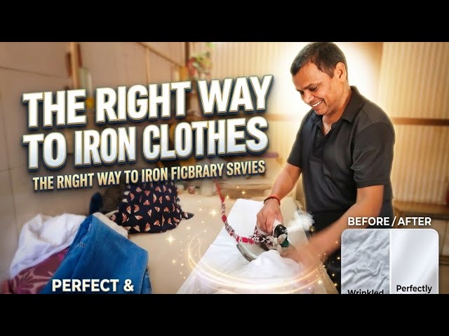 THE RIGHT WAY TO IRON CLOTHES 👍 PART 49 PROFESSIONAL AND GLOWING