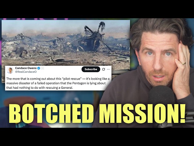 Candace Owens & Ex CIA Question If Pilot Rescue Was A BOTCHED MISSION For Ground Invasion