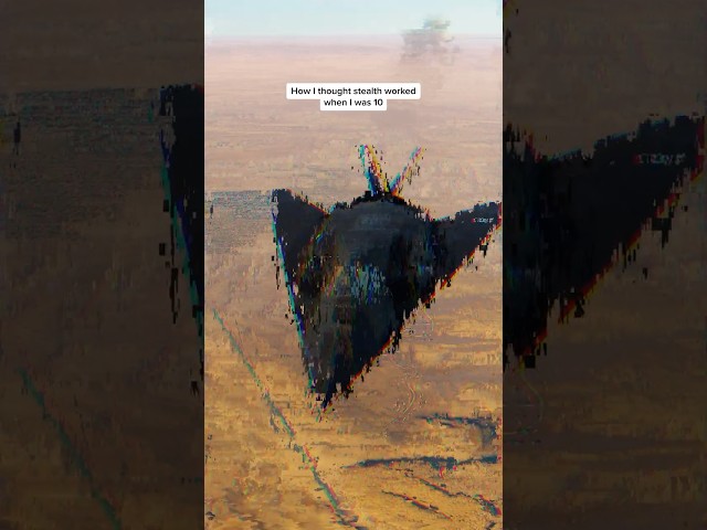 How I imagined Stealth Aircraft as a kid