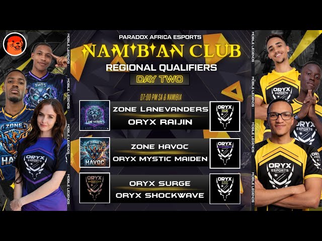 Paradox Regional Qualifiers | Namibia DAY 2 MLBB