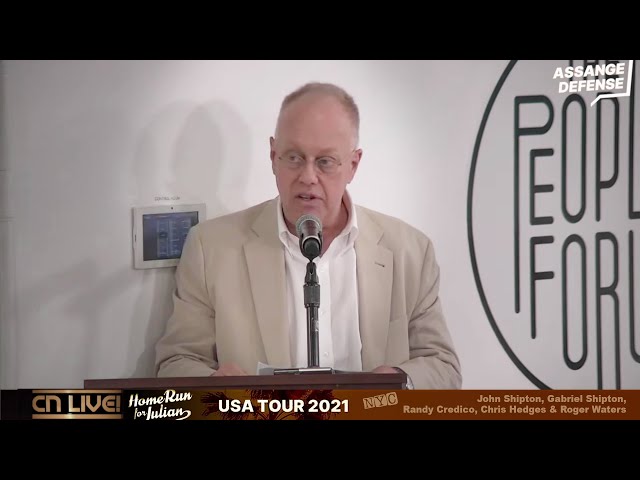 Chris Hedges at Home Run for Julian NYC