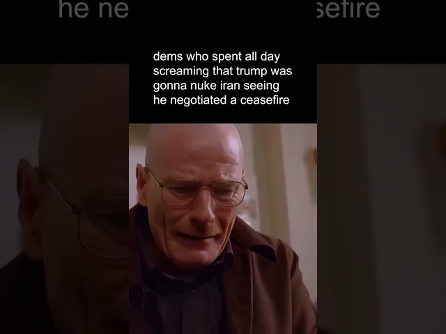 Now they have to come up with another reason to be mad 😩