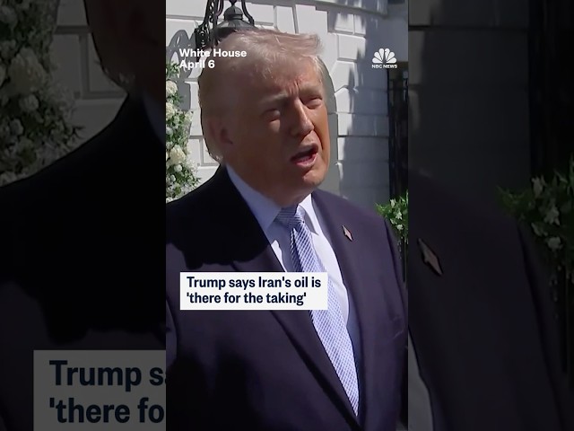 Trump says Iran's oil is 'there for the taking'