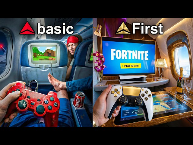 I Tried “Gaming” In EVERY Airplane Seat