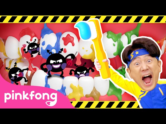 Brush Your Teeth Song 🦷 | Healthy Habit | Super Safeguard Sammy | Pinkfong Official