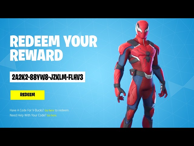 How To Get Spider-Man Zero Skin FREE CODES in Fortnite! (UNLIMITED FREE SPIDER-MAN ZERO CODES)