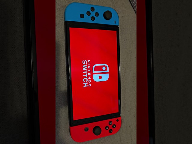 Nintendo switch OLED startup