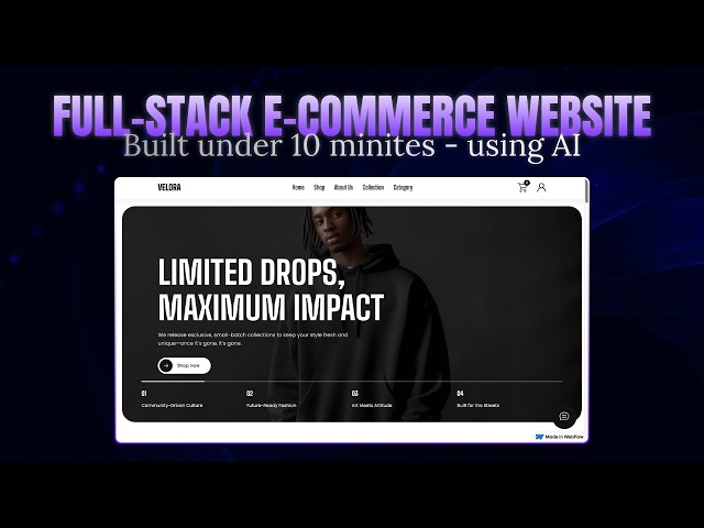 No Code? No Problem! Build Full E-commerce Website with AI in 10 Minutes
