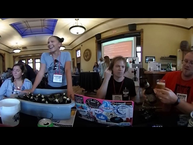 #BBC17 Beer Tasting Round Tables in 360 Degree Video