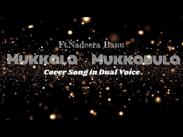 Mukkala Mukkabula | Cover Song | AR Rahman | Mano | Swarnalatha | Prabhudeva | Nadeera Banu
