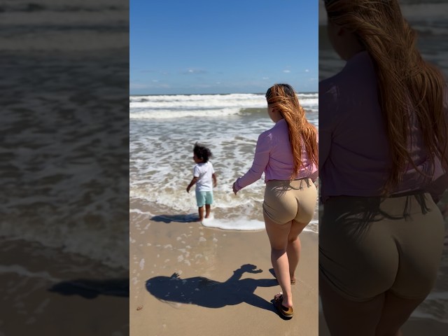 Mom & Son are really JUMPING in?! 🦈😳#shorts #fyp