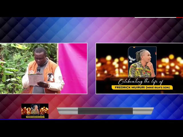 The eulogy of Mike Rua's son Fred