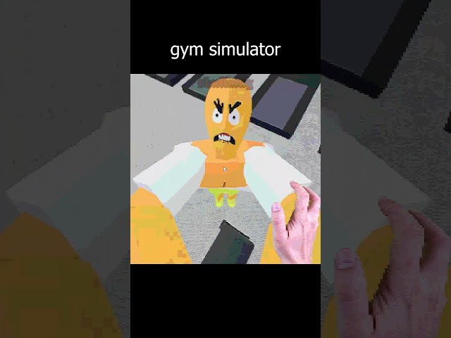 gym simulator #gym #shorts #comedy #memes