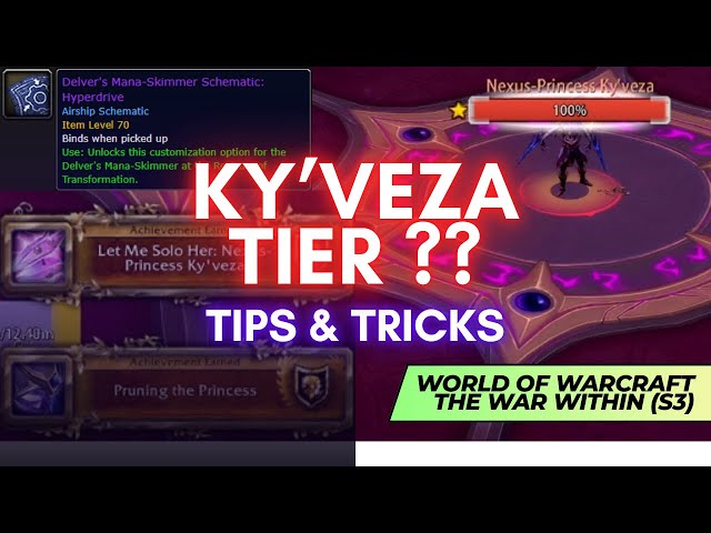 Nexus Princess Ky'veza - Tier ?? - Warlock Guide - Let Me Solo Her!