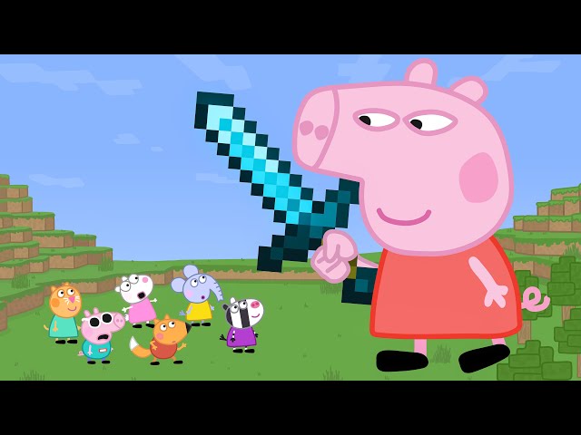 6 Minecraft Speedrunners vs GIANT Peppa