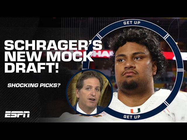 Peter Schrager's ideas for the New York Giants in his latest mock draft 👀💭 | Get Up