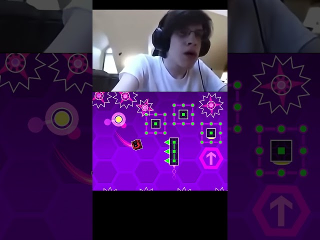 When you find a secret way in an insane level | Geometry Dash