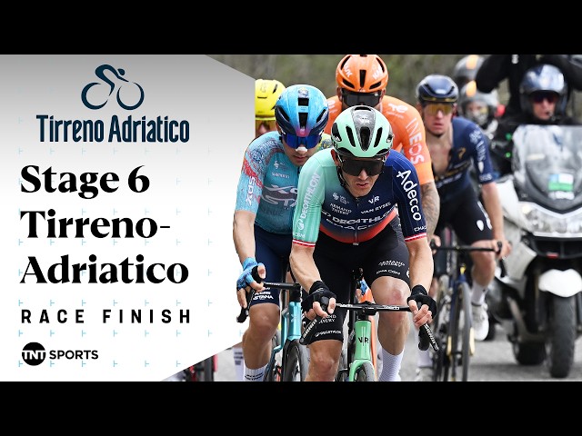 TOUGH FINISH! 😰 | Men's Elite Stage 6 Tirreno-Adriatico 2026 Final KM's | TNT Sports Cycling