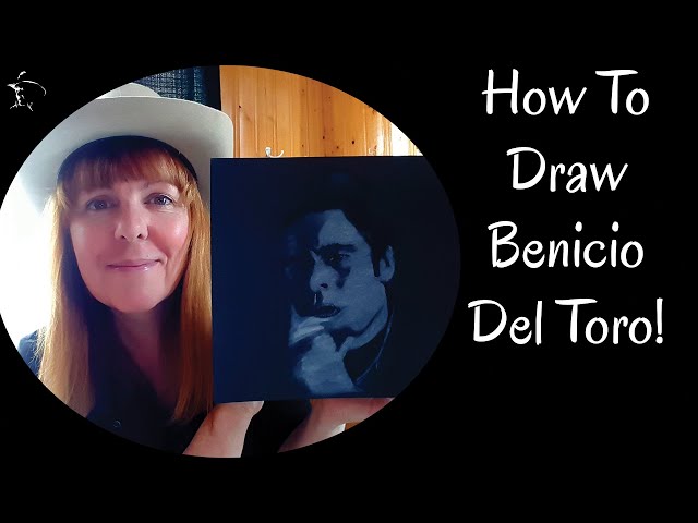 How To Draw Benicio Del Toro - A Time-Lapsed Drawing Tutorial! (How To Draw Celebrity Portraits)