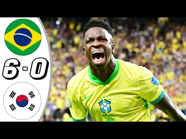 Brazil vs South Korea 6-0 - HL & GoaIs - 2026