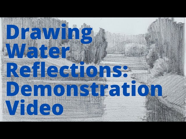 How to Draw Water Reflections: Drawing Demonstration