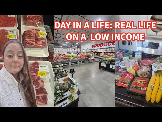 DITL: REAL LIFE ON A LOW INCOME | SHOPPING ON A BUDGET 