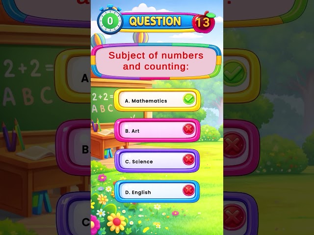 Basic School Questions for Kids |GK Practice Class 1–5 @kidsLearnTVNursery-Rhymes  #kidsquiz #quiz