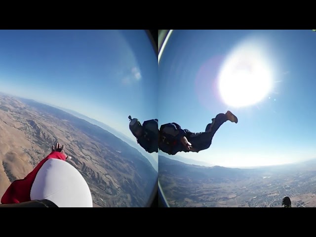 SkyDive in 360° Virtual Reality with Kevin from Insurtech: Guac & Chips