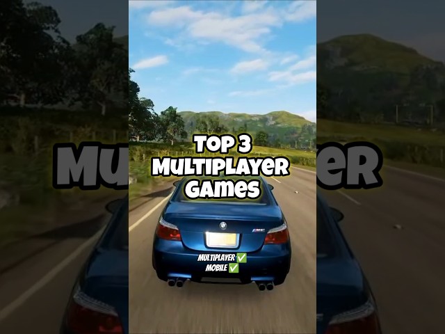 Top 3 Multiplayer Games for mobile 📱🤯 Fun #shorts #multiplayergames