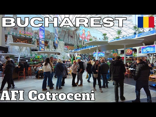 BUCHAREST AFI Palace COTROCENI The biggest Shopping Mall in Romania Full Walk Tour BUCURESTI 4K