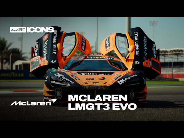 Papaya V8 Power 🧡 McLaren LMGT3 EVO | WEC ICONS