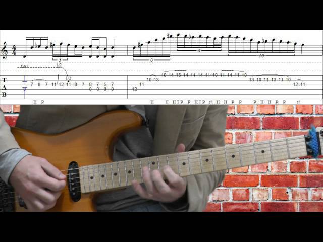 D phrygian dominant lick