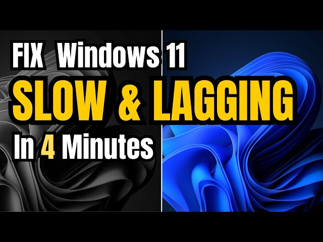 How To Fix Windows 11 Lagging and Slow Problem [Quick Fix] 2026