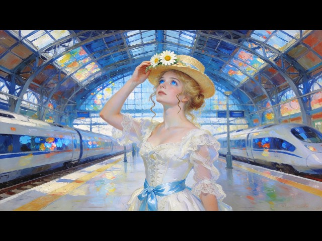 Visual Poems | Monet |  Future Trains Shuttling Through Impressionist Light