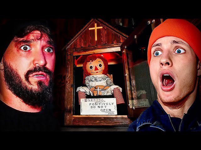 OVERNIGHT in WARREN MUSEUM w/ REAL ANNABELLE *BEST PARANORMAL EVIDENCE OF OUR LIVES*