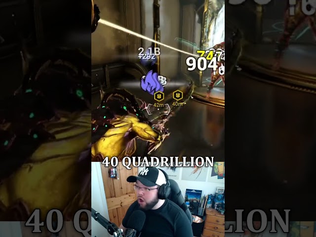 40 QUADRILLION DAMAGE #warframe #shorts