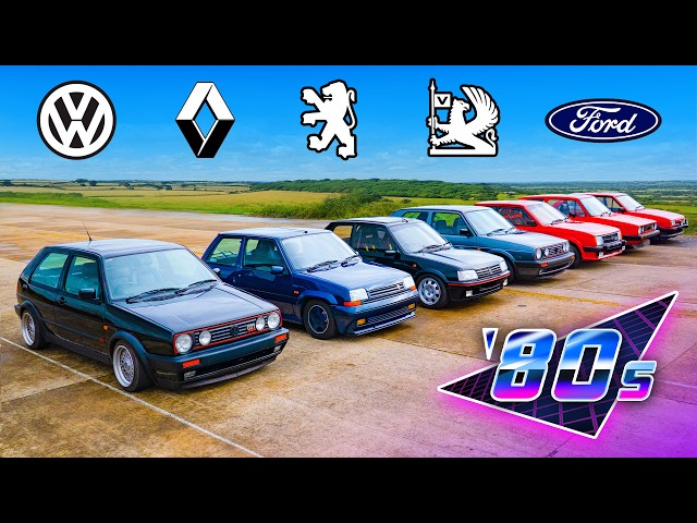 EVERY 80s Hot Hatch Icon: DRAG RACE