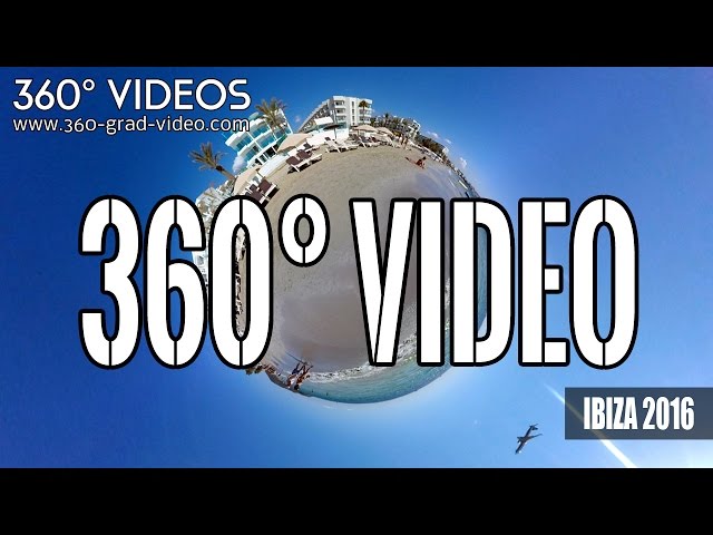 360 Video Ibiza | Beach | FLIGHT LANDING | Ibiza 360 degree Video