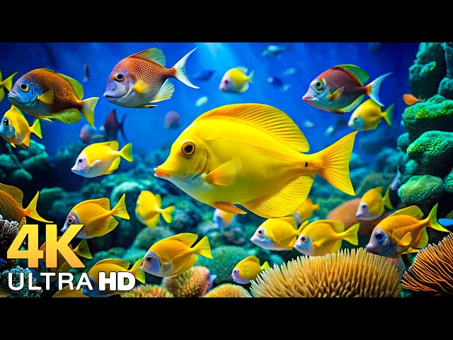The Best 4K Aquarium - Dive Into The Mesmerizing Underwater Realm, Sea Jellyfish, Coral Reefs #1