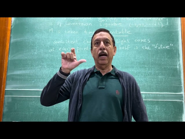 Advanced General Relativity - Lecture 9: Causality - chronological and causal future/past.
