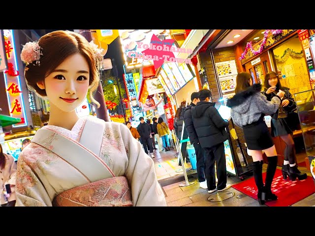 Yokohama Chinatown🐶Welcome♪💖Non-stop 1 hour 4K