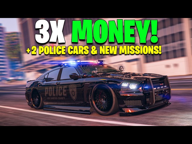 NEW POLICE CARS, NEW CONTENT, TRIPLE MONEY, DISCOUNTS & MORE | GTA Online Weekly Update