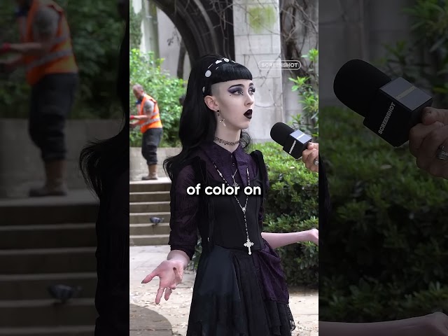 Goths and Emos aren’t the same thing! #goth #emo #publicinterview