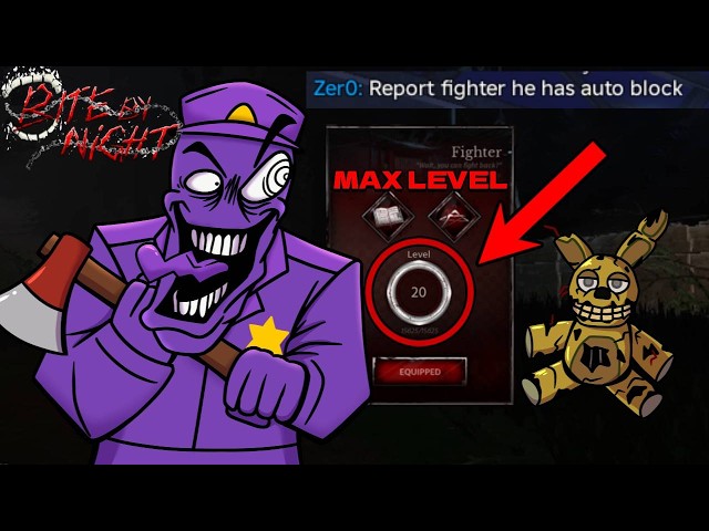 Trolling Toxic Killers With My MAX LEVEL Fighter.💥🪓 (Bite By Night)