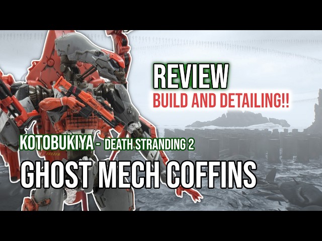 Ghost Mech Coffin Full Build & Review | Death Stranding 2 Model Kit Build, Painting & Weathering