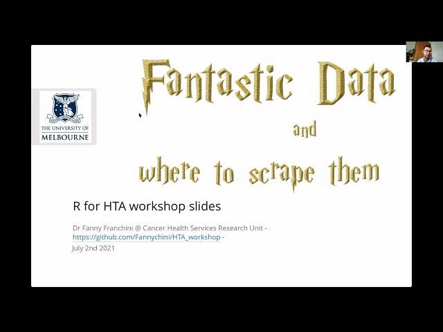 R for HTA 2021 workshop - Fanny Franchini