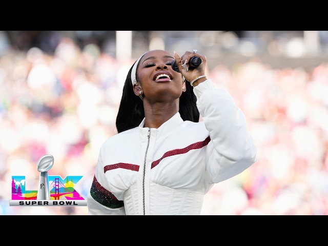 "Lift Every Voice and Sing" Performed by Coco Jones at Super Bowl LX
