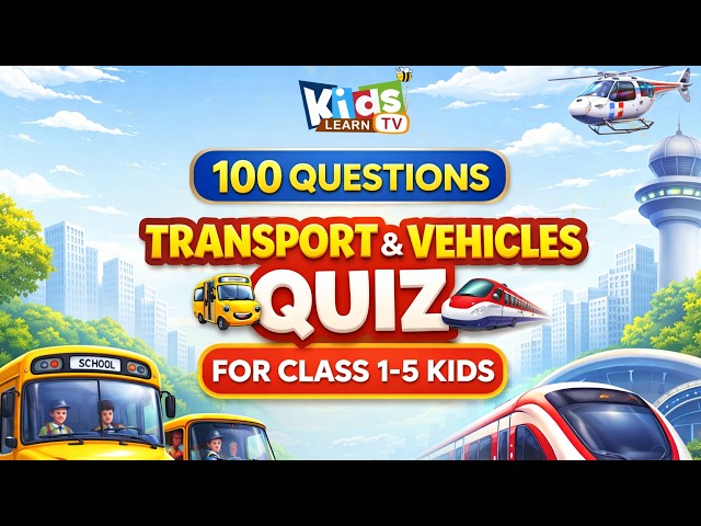 100 KIDS Quiz Simple General Knowledge (GK) Questions & Answers for Kidsc|Class 1–5 #kidsquiz #gk