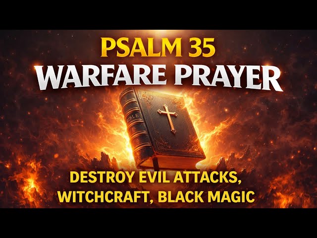 LIVE NOW 🔴 Psalm 35 Warfare Prayer – Cancel Evil Attacks, Break Witchcraft & Expose Hidden Enemies