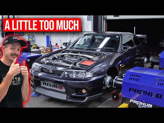 My Highest Power GTR Yet - R33 goes CRAZY!